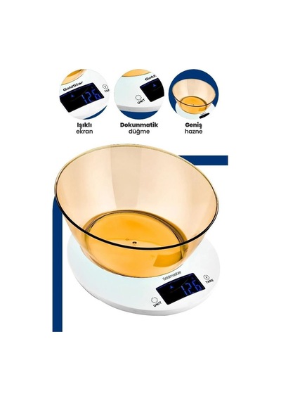 Goldmaster Gm-7151 Sensitive Elektrikli Mutfak Terazisi