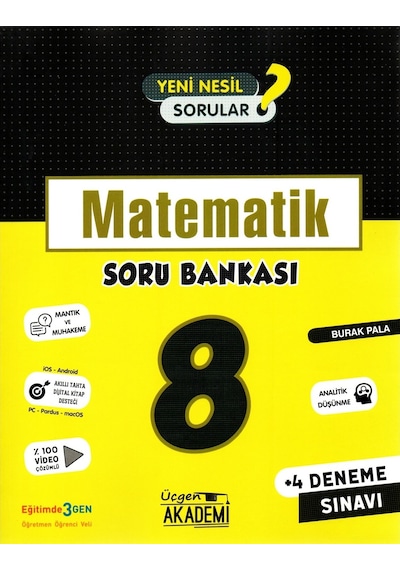 8.Sınıf LGS Matematik Soru Bankası- Üçgen Akademi