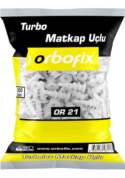 Alçıpan Dübeli Plastik Turbolet 500 Adet