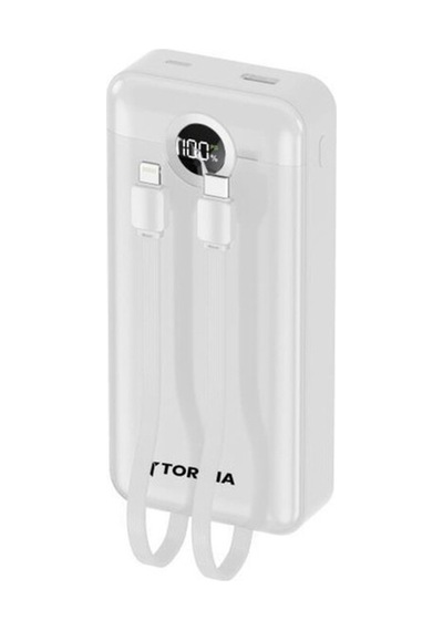 Trm-1013 10000 Mah 2 Çıkışlı 22.5w Hızlı Şarj Dijital Göstergeli Powerbank Siyah