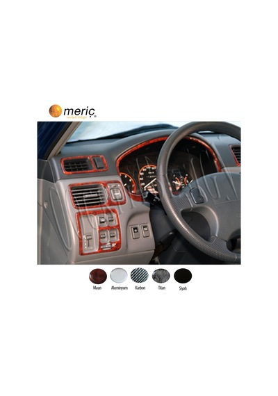 Meriç® Honda Cr-V 4X4 Ön Torpido Kaplama 9 Parça 1997-2002 (530156399)