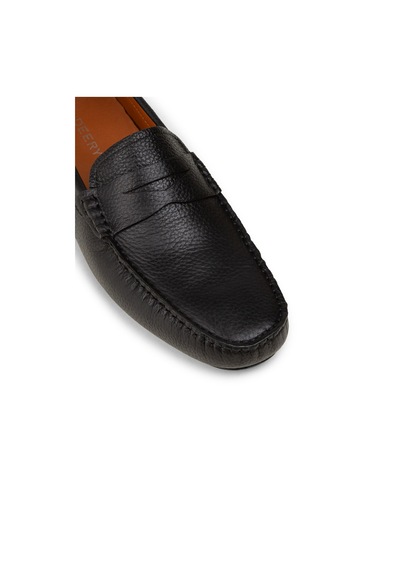 Deery Erkek Hakiki Deri Siyah Penny Loafer - E0920msyhc01
