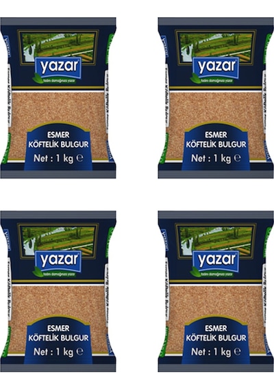 Yazar Esmer Köftelik Bulgur 4 x 1 KG