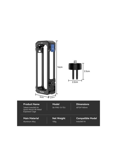 Insta360 X4 Metal Çerçeve