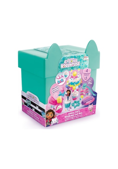 Gabby's Doll House Cakey Cat Birthday Cat Box