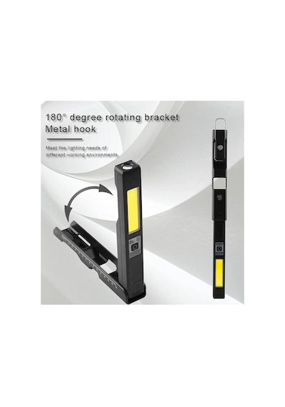 Gold Silver Gs-2070 30w Şarjlı Mıknatıslı Katlanabilir Led Çalışma Tamirci Feneri Evimdeyokyok
