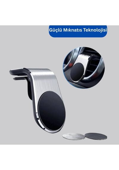 Kalorifer Izgaralı Manyetik Telefon Tutucu Sarsıntı Geçirmez Yeni Nesil