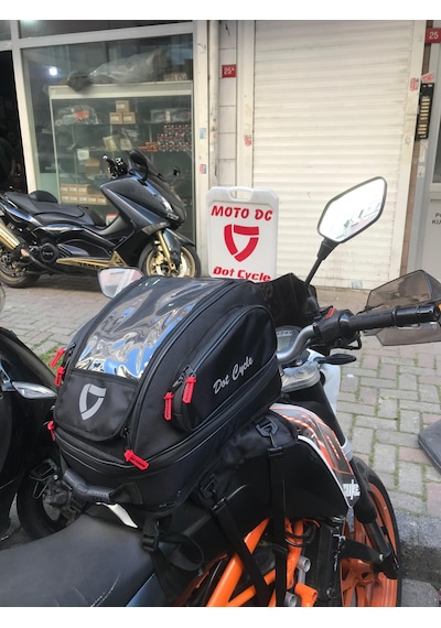 Motosiklet Körüklü Depo Üstü Ve Sırt Çantası / Kask Çantası