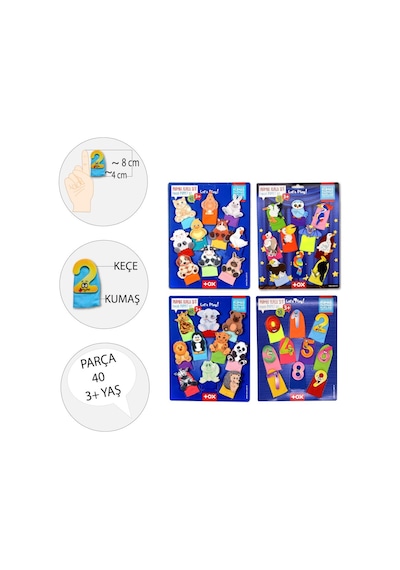 4 Set 40 Parça Tox Rakamlar Uçan Evcil ve Vahşi Hayvanlar Par
