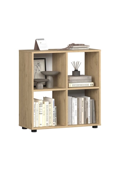 Cubic Kitaplık Florida Meşe 70x72x30 Cm Kahverengi