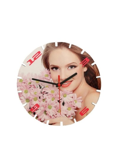 Hdf Yuvarlak Saat 20 Cm Çok Renkli