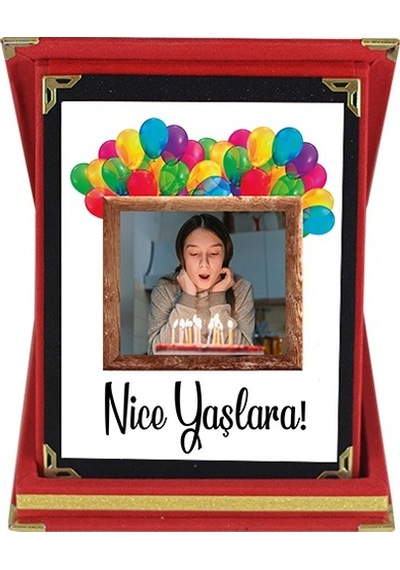 Nice Yaşlara Fotoğraflı Doğum Günü Hediyesi Plaket