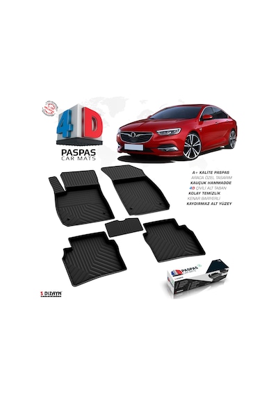 Opel Insignia 4d Havuzlu Paspas 2017-2022 A+kalite 4ds-83335