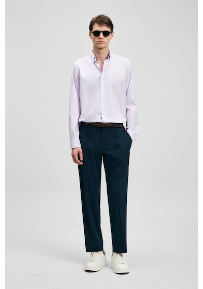 Lufian Danıel Erkek Basic Gömlek Regular Fit Lila Lila 111010677100870