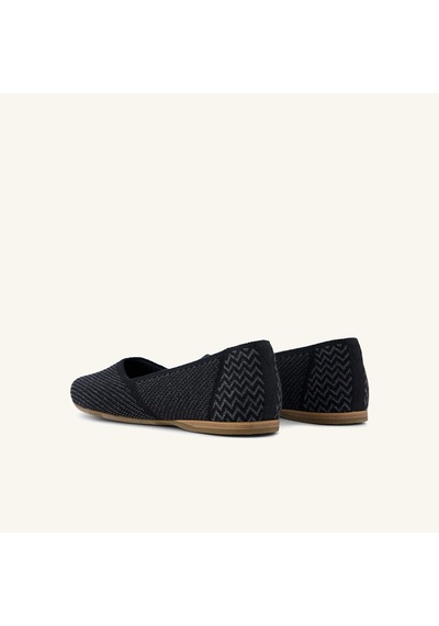 10023009 Black Engineered Knit Babet Kadın 10023009 Toms Gemma 10023009 Black Engineered Knit Babet Kadın 10023009 Toms Gemma