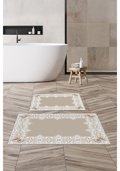Alanur Trend Kaymaz Taban Dijital Banyo Takımı Kt450 Vizon