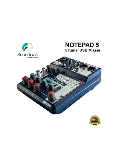 Soundcraft Notepad 5 5 Kanal Usb Mikser