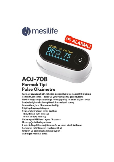 Aoj-70b Pulse Oksimetre, Aoj-70b