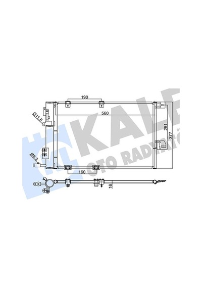 Klima - 807 - Radyatörü Kurutuculu Opel Astra G , Zafıra 1.2 16v/1.4 16v/1.6 16v/1.8 16v/2.0 16v - Almparca - F75 58
