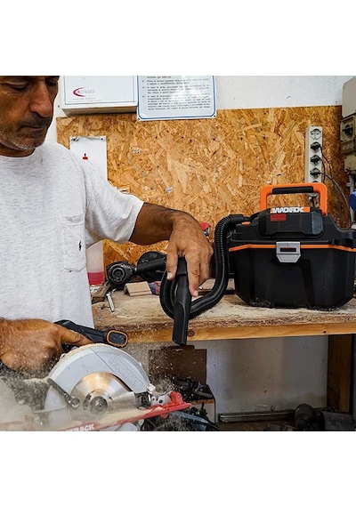 Worx Wx031.9 20volt 200w/16kpa Li-ion Kömürsüz Flexi Esnek Hortumlu Islak/kuru Süpürge & Üfleme Akü Dahil Değildir Fr Wx031.9