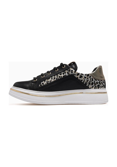 Mammamia Kadın Deri Günlük Sneaker Ayakkabı 26y D26ya-3885 Siyah Siyah