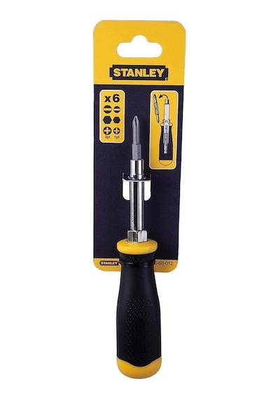 Stanley St068012 Tornavida Seti Değişken Uçlu Tornavida 6 Parça