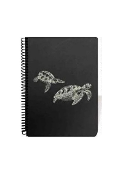 Lız 14x20 Spiralli Siyah Defter 120gr 40 Yp