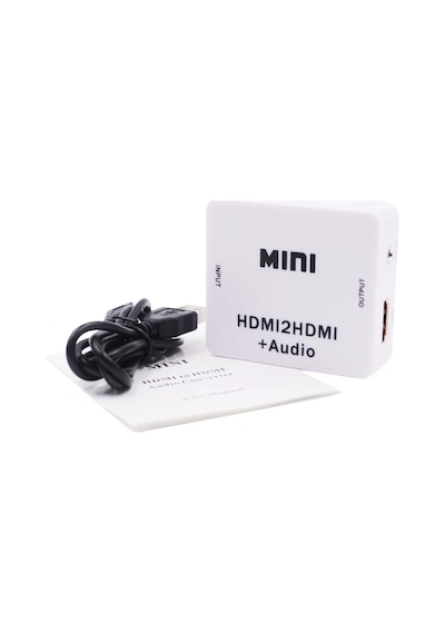 Hdmı Ses Ayırıcı Hdmı To Hdmı+Audıo 3.5 Mm Jak Girişi Hdmi Extrac