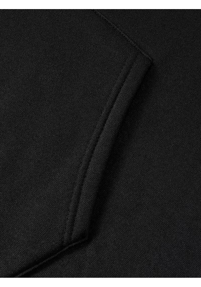 Nevermind Sevgili Çift Kombin Hoodie Gingerbread Baskılı Oversize Kapüşon Siyah