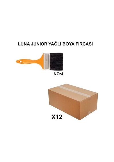 Yağlı Boya Fırçası No 4, 12 Adet Toptan Satış