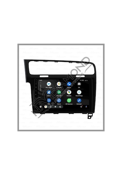Özer Elektronik Volkswagen Golf 7 Pıano Black 8 Gb Ram 128 Gb Hafıza Androıd Multımedıa Teyp 10 İnç