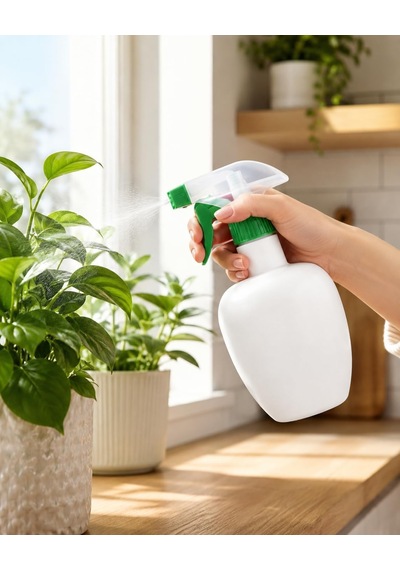 Boş Sprey Şişesi 500 Ml - Çok Amaçlı Plastik Fısfıs Şişe, Ayarlanabilir Başlıklı Bitki Ve Çiçek Sulama Pompası, Temizlik Ve Dezenfektan Şişesi, Elma Tasarım