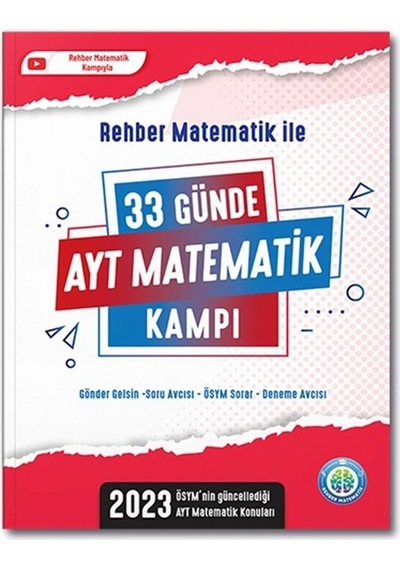 Tonguç 2023 Ayt 33 Günde Ayt Matematik Kamp Kitabı