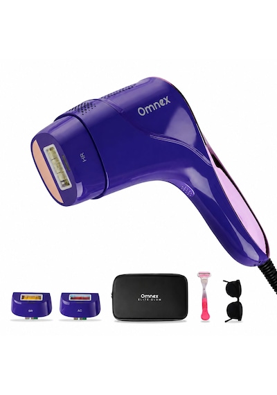 Omnex EliteGlow IPL Lazer Epilasyon Cihazı Buz Başlıklı 10 Kademe Enerji Sınırsız Atım