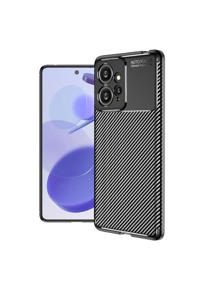 Xiaomi 12 4g İle Uyumlu Kılıf Siyah Karbon Silikon  Esnek İnce Geliştirilmiş Dayanıklı Darbe Karşıtı Yeni Tasarım Xiaomi 12 4g, Siyah Sku: Zeusb0cdhk6kpl