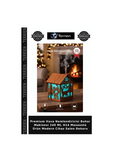 Premium Hava Nemlendiricisi Buhar Makinesi 240 Ml H14 Masaüstü Ürün Modern Cihaz Salon Dekoru