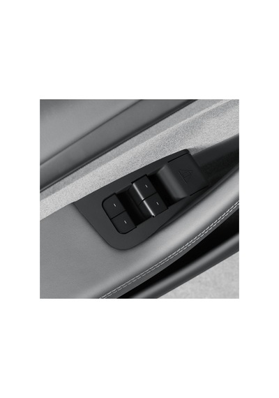 Red Lion Parts Tesla Model Y Juniper 2025+ Uyumlu Silikon Cam Açma Düğme Paneli Koruyucu Seti 4 Parça
