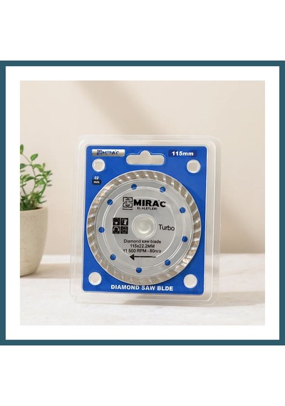 Bezos 115 Mm Mermer Kesme Diski 22.2 Mm İnce Turbo Ob