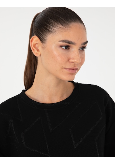 Pierre Cardin Kadın Siyah Sweatshirt 50291038-vr046 Siyah