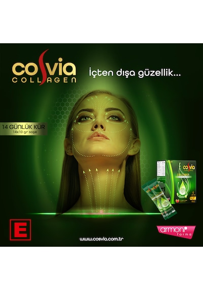 Cosvia Collagen Hidrolize Peptid 4 Pk. 120 Saşe 4 Aylık