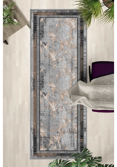 Yıkanabilir Yolluk 29 Gri