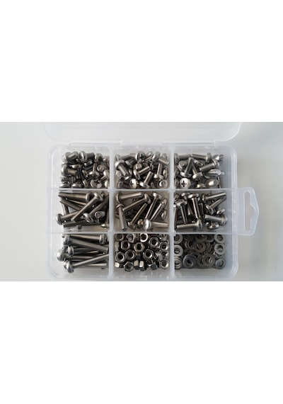 Ayaz M 5 Ysb Vida Seti Paslanmaz Inox 231 Parça A2-70 304 K