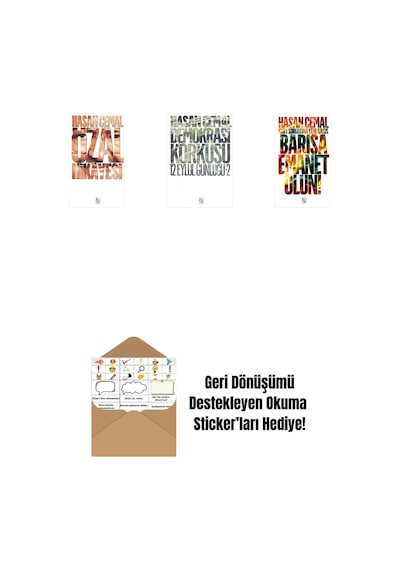 Özal Hikâyesi + Demokrasi Korkusu + Barışa Emanet Olun + Okuma Sticker'ları