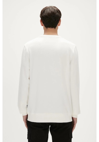 Bad Bear Crayon Crewneck Sweatshırt Erkek Ekru 23.02.12.012 Siyah