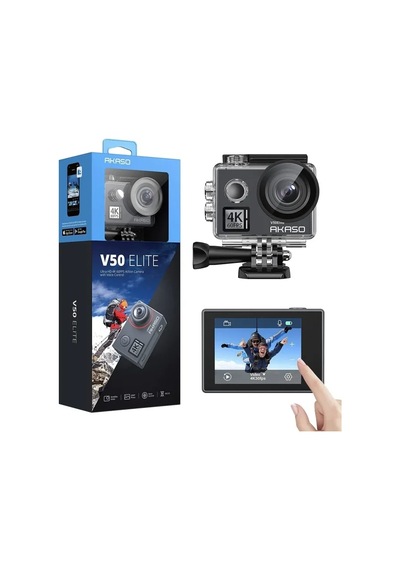 Akaso V50 Elite 4k60fps Dokunmatik Ekran Wifi Su Geçirmez Aksiyon Kamerası Standard