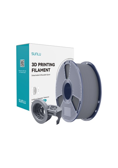 Sunlu Gri High Speed Mat Petg Filament - 1.75mm - 1 Kg