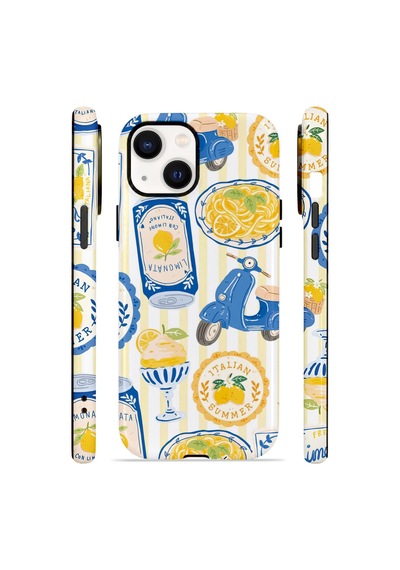 Apple iPhone Uyumlu 13 Vorian Çift Katmanlı Kılıf Italian Tableware