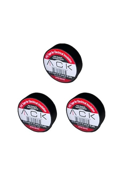 Ack Siyah Izole 0.13x19mmx8yds Genel