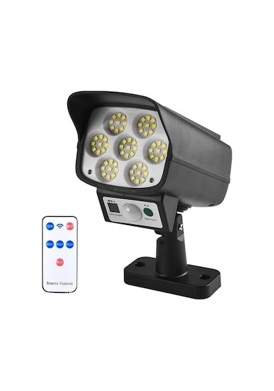 Powermaster Sh-863a Kamera Görünümlü Hareket Sensörlü 63 Ledli Solar Lamba