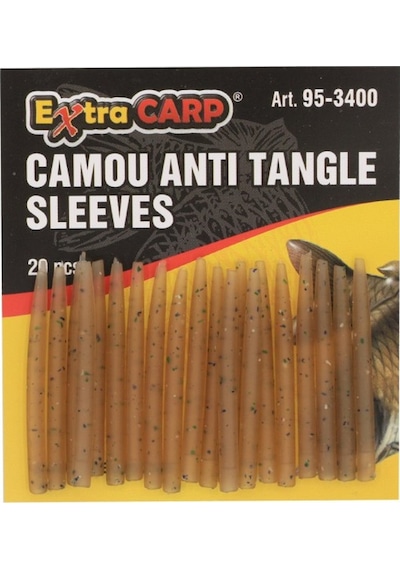 Camou Anti Tangle Sleeves 40 Mm /20pcs 1 Pack